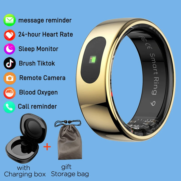 2025 Smart Ring R08 Women Men Qring Remote
