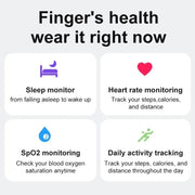 2025 Smart Ring R08 Women Men Qring Remote