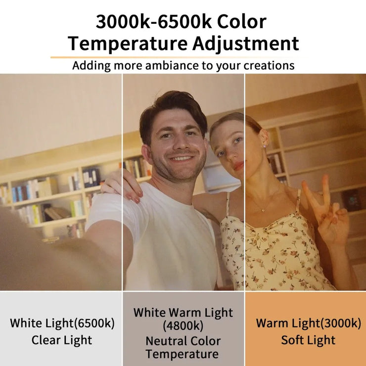 Mini RGB Video Lights Photography Lighting Selfie