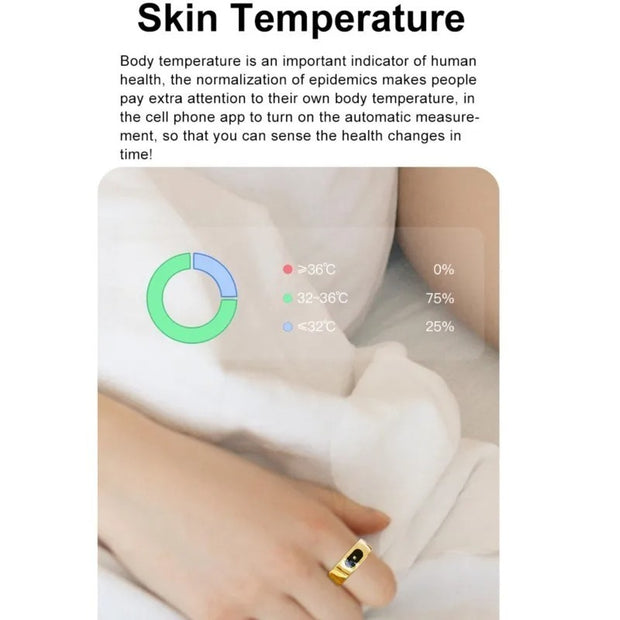 2025 Smart Ring R08 Women Men Qring Remote